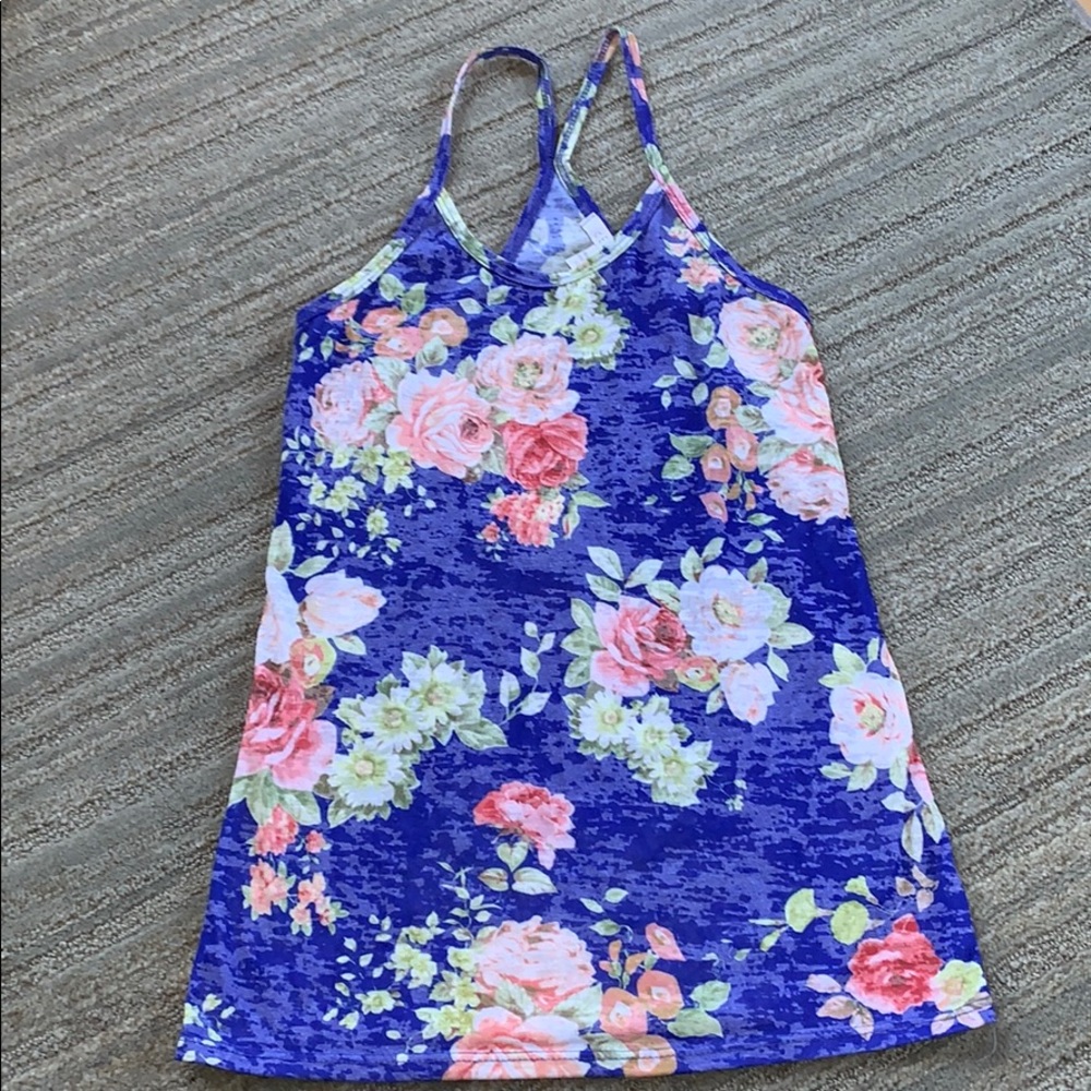 Floral tank top